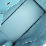Hermes Birkin 40 Blue Jean Togo Gold Hardware - Thumbnail View 8