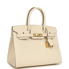 Hermes Birkin Sellier 30 Nata Epsom Gold Hardware