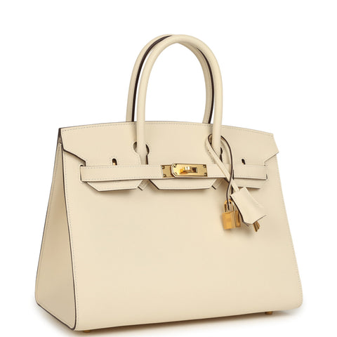 Hermes Birkin Sellier 30 Nata Epsom Gold Hardware