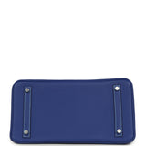 Pre-owned Hermes Special Order (HSS) Birkin 30 Bleu Electric Togo Brushed Palladium Hardware - Thumbnail View 6