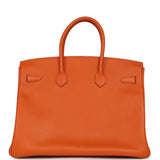 Pre-owned Hermes Birkin 35 Orange Epsom Gold Hardware - Thumbnail View 4