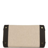 Hermes Birkin 30 Ecru and Beige Toile H Canvas, Bai Brun Swift Gold Hardware - Thumbnail View 6