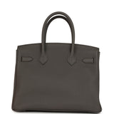 Pre-owned Hermes Birkin 30 Etain Togo Palladium Hardware - Thumbnail View 4