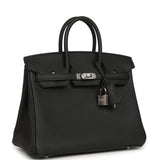 Hermes Birkin 25 Black Togo Palladium Hardware - Thumbnail View 2