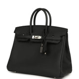 Hermes Birkin 25 Black Togo Palladium Hardware - Thumbnail View 5