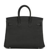 Hermes Birkin 25 Black Togo Palladium Hardware - Thumbnail View 4