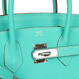 Pre-owned Hermes Birkin 30 Lagon Togo Palladium Hardware - Thumbnail View 7