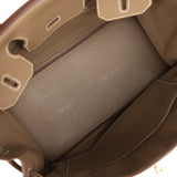 Pre-owned Hermes Birkin 30 Etoupe Togo Gold Hardware - Thumbnail View 8
