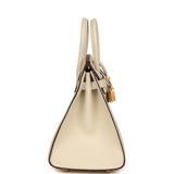 Hermes Special Order (HSS) Birkin Sellier 25 Craie Verso Epsom Brushed Gold Hardware - Thumbnail View 3