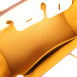 Hermes Special Order (HSS) Birkin Sellier 25 Craie Verso Epsom Brushed Gold Hardware - Thumbnail View 8