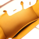 Hermes Special Order (HSS) Birkin Sellier 25 Craie Verso Epsom Brushed Gold Hardware - Thumbnail View 8