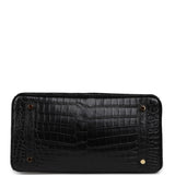 Pre-owned Hermes Birkin 30 Black Matte Niloticus Crocodile Gold Hardware - Thumbnail View 6