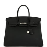Hermes Birkin 35 Black Togo Palladium Hardware - Thumbnail View 1