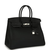 Hermes Birkin 35 Black Togo Palladium Hardware - Thumbnail View 2