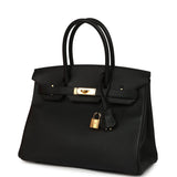 Hermes Birkin 30 Black Epsom Gold Hardware - Thumbnail View 5
