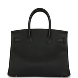 Hermes Birkin 30 Black Epsom Gold Hardware - Thumbnail View 4