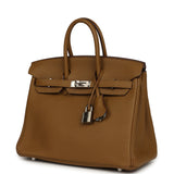Hermes Birkin 25 Bronze Dore Verso Togo Palladium Hardware - Thumbnail View 5