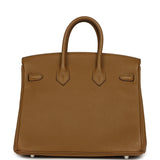 Hermes Birkin 25 Bronze Dore Verso Togo Palladium Hardware - Thumbnail View 4