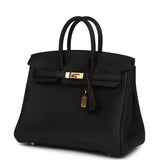 Hermes Birkin 25 Black Togo Gold Hardware - Thumbnail View 5