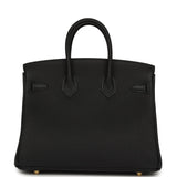 Hermes Birkin 25 Black Togo Gold Hardware - Thumbnail View 4
