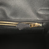 Hermes Birkin 25 Black Togo Gold Hardware - Thumbnail View 9