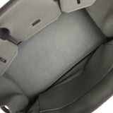 Hermes Birkin 30 Gris Meyer Clemence Palladium Hardware - Thumbnail View 8