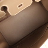 Pre-owned Hermes Birkin 30 Etoupe Epsom Gold Hardware - Thumbnail View 8
