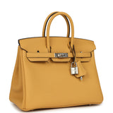 Hermes Birkin 25 Paille Togo Palladium Hardware - Thumbnail View 2