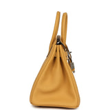 Hermes Birkin 25 Paille Togo Palladium Hardware - Thumbnail View 3