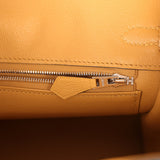 Hermes Birkin 25 Paille Togo Palladium Hardware - Thumbnail View 9