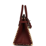 Hermes Picnic Birkin 25 Rouge H Swift Palladium Hardware - Thumbnail View 3