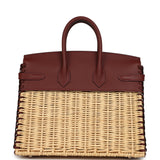 Hermes Picnic Birkin 25 Rouge H Swift Palladium Hardware - Thumbnail View 4