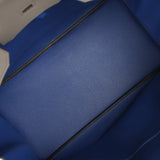 Pre-owned Hermes Special Order (HSS) Birkin 40 Etain Verso Togo Palladium Hardware - Thumbnail View 8