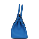 Hermes Colormatic Birkin 30 Bleu Hydra Swift Palladium Hardware - Thumbnail View 3