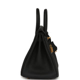 Hermes Birkin 25 Black Togo Brushed Gold Hardware - Thumbnail View 3