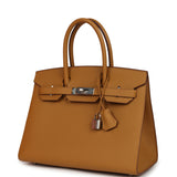 Hermes Birkin Sellier 30 Sesame Epsom Palladium Hardware - Thumbnail View 5