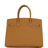 Hermes Birkin Sellier 30 Sesame Epsom Palladium Hardware - Thumbnail View 4
