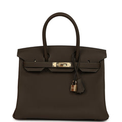 Hermes Birkin 30 Vert Loden Togo Permabrass Hardware