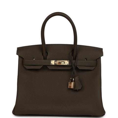 Hermes Birkin 30 Vert Loden Togo Permabrass Hardware