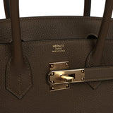 Hermes Birkin 30 Vert Loden Togo Permabrass Hardware - Thumbnail View 7