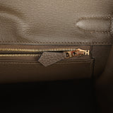 Hermes Birkin 30 Vert Loden Togo Permabrass Hardware - Thumbnail View 9