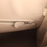 Pre-owned Hermes Birkin 30 Himalaya Niloticus Crocodile Palladium Hardware - Thumbnail View 9
