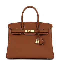 Hermes Birkin 30 Gold Togo Gold Hardware