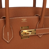 Hermes Birkin 30 Gold Togo Gold Hardware - Thumbnail View 7