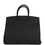 Pre-owned Hermes Birkin 35 Black Togo Gold Hardware - Thumbnail View 4