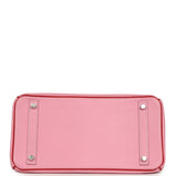 Pre-owned Hermes Special Order (HSS) Birkin 30 Bubblegum Pink, Rouge Casaque Chevre Mysore Palladium Hardware - Thumbnail View 6