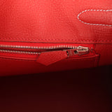 Pre-owned Hermes Special Order (HSS) Birkin 30 Bubblegum Pink, Rouge Casaque Chevre Mysore Palladium Hardware - Thumbnail View 9