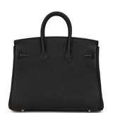 Hermes Birkin 25 Black Togo Gold Hardware - Thumbnail View 4
