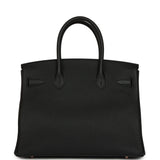 Hermes Birkin 30 Black Togo Rose Gold Hardware - Thumbnail View 4