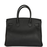 Pre-owned Hermes Birkin 30 Black Togo Palladium Hardware - Thumbnail View 4